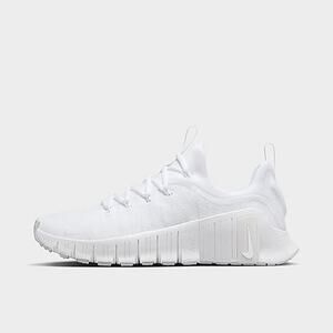 USED Nike Women's Free Metcon 6 Sneaker, White/Platinum Tint, 6.5